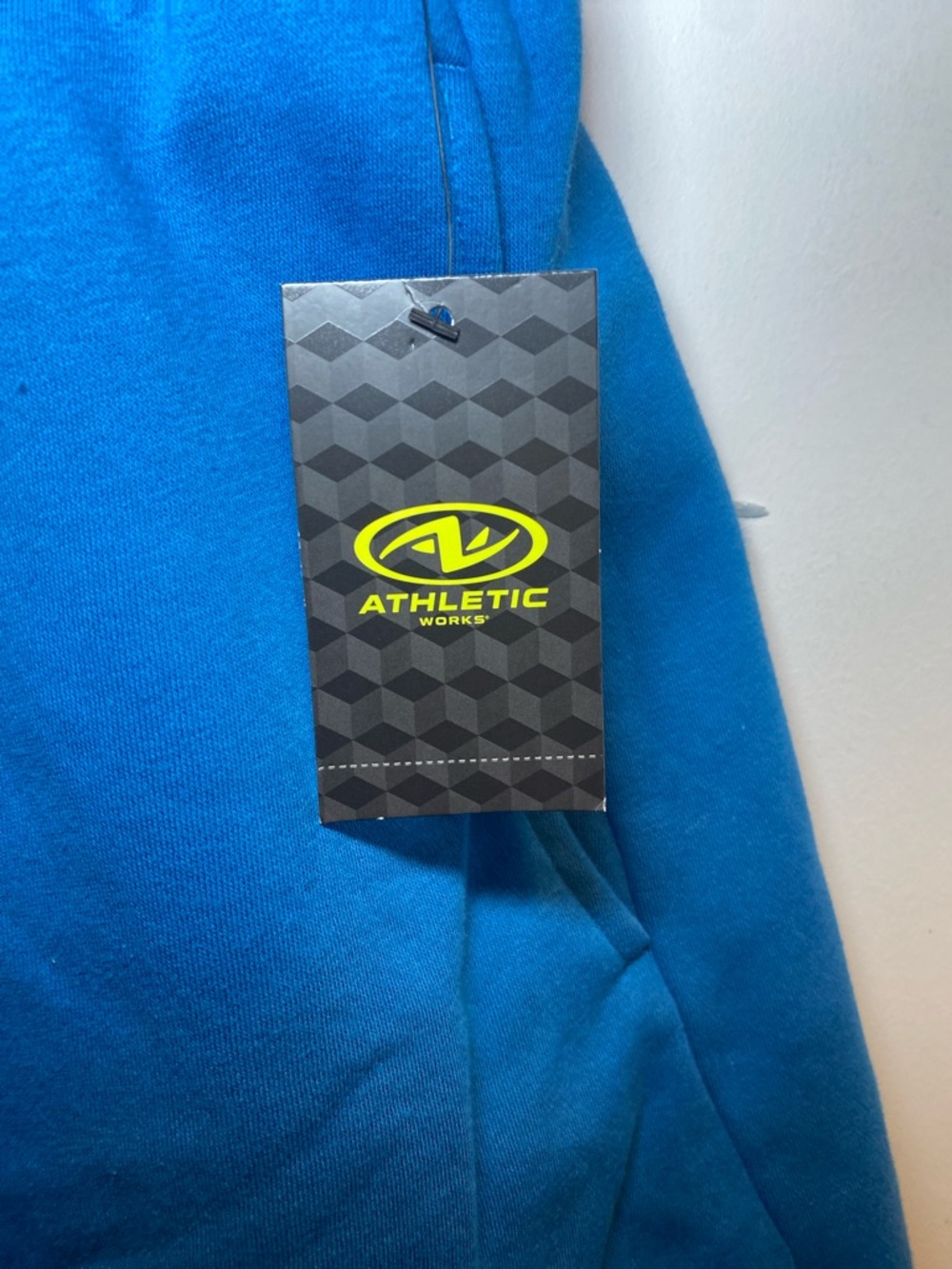 Athletic Works Men's Bright Blue Athletic Shorts - Picture 3 of 6